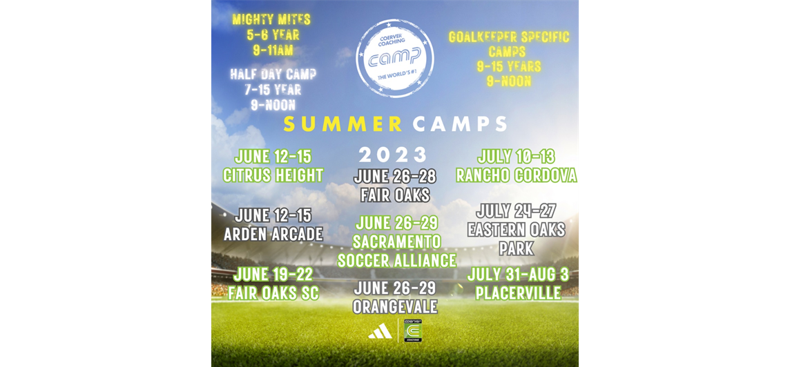 SUMMER CAMPS - SIGN UP TODAY